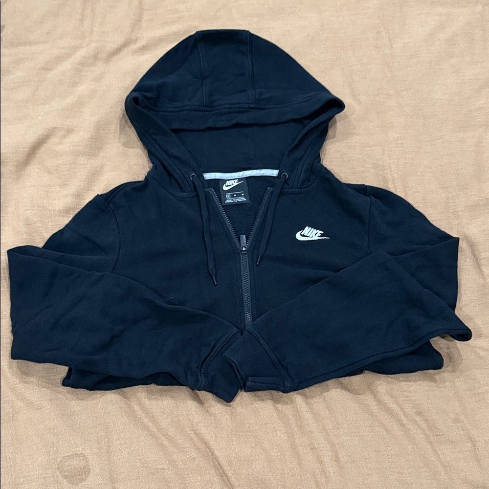 Nike MEDIUM BLACK Zip-Up Hoodie